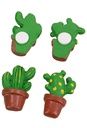 Gelukspoppetjes Cactussen Met Plakker 3cm 72stuks