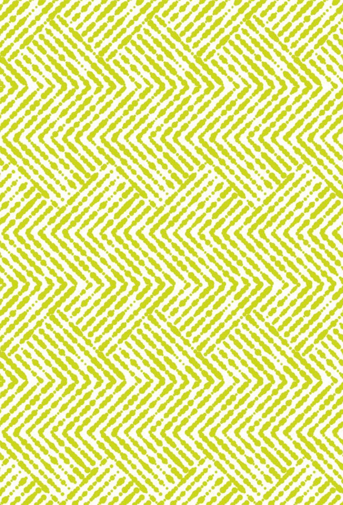 Geschenkpapier Coated Zigzag lime 70cm x 200meter