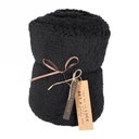 Jens Living Teddy Plaid Zwart 160x120x0.5cm 1stuks