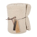 Jens Living Teddy Plaid Taupe 160x120x0.5cm 1stuks