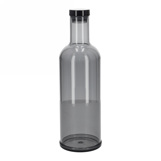 Jens Living Acryl Fles Smoke 8.6x8.6x28.7cm 1stuks