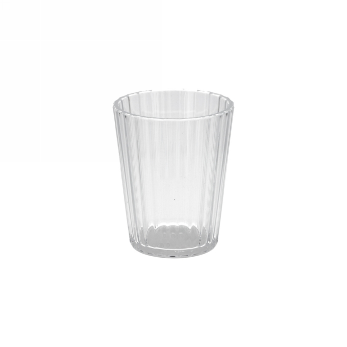 Jens Living Acryl Tumbler Ribbel 9x9x11cm 1stuks