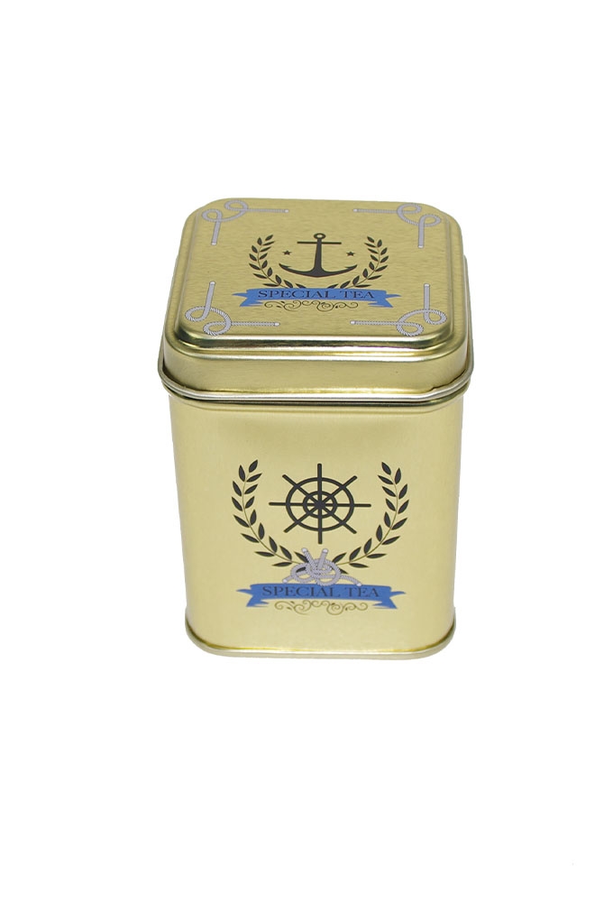 Blikken Vuurtoren & Schip 6x6x8cm 24stuks