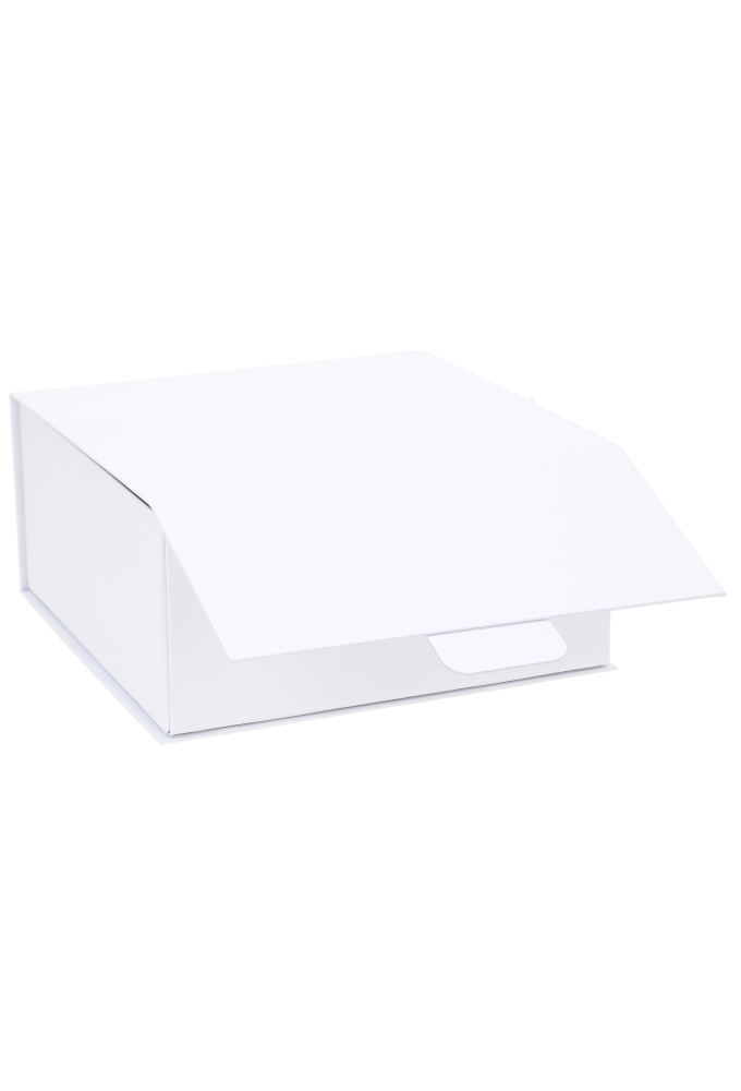 Luxe Klep Geschenkdozen Wit Mat Vancouver 20.8x21.5x10cm 1200gr 25st