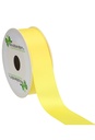 Satijn Dubbel Lint 40mm x 25 meter Licht Geel