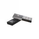 Jens Living Domino Zwart 20.5x6.8x2.8cm 1stuks
