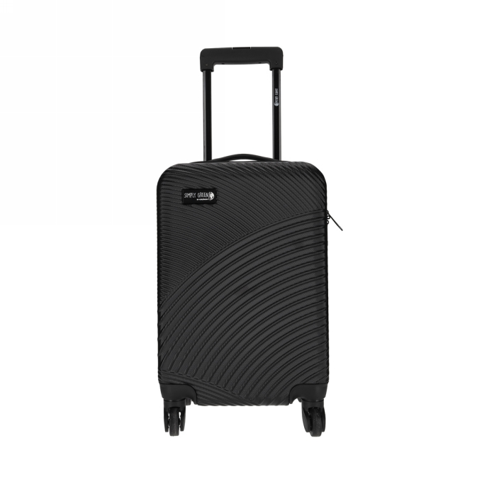 Norlander Travel Green Trolley Rpet 2.0 Zwart 32.5x22.5x52cm 1stuks