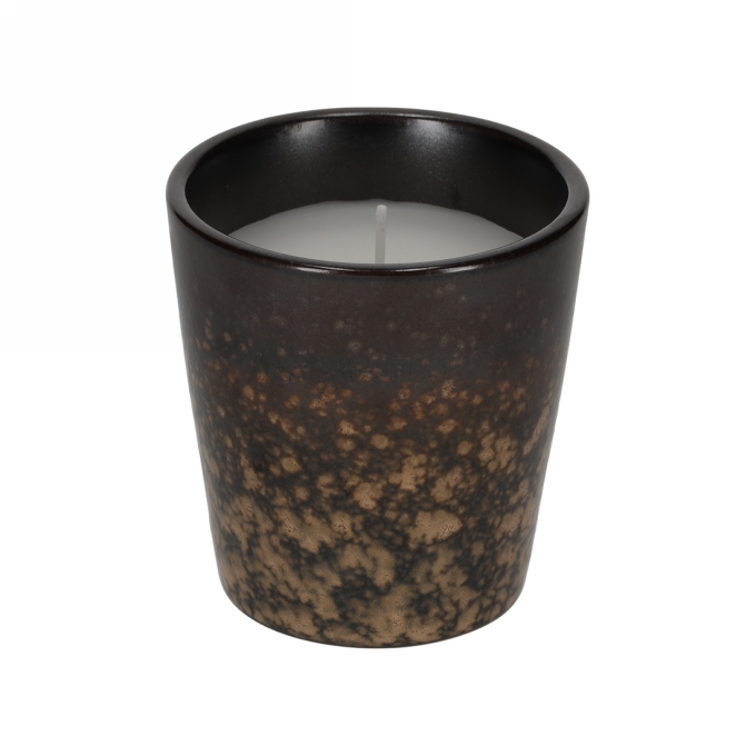 Jens Living Mok Kaars Bruin 7.8x7.8x8cm 1stuks