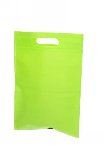 Draagtas Dongo Nonwoven Uitgesneden Handvat Groen 38.5x45cm 200stuks