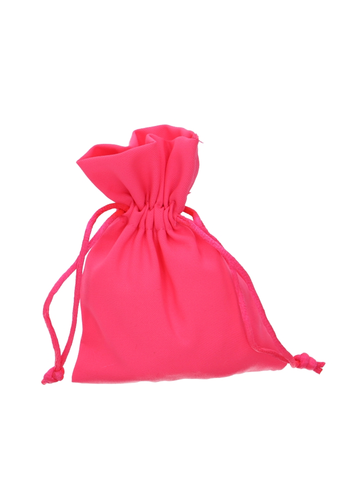 2 HALEN & 1 BETALEN Textiel Kadozak Saccetto Neon Fuchsia 9x12cm 10st