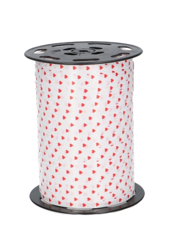 Krullint Hartjes Rood 5mm x 450 meter