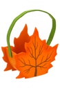Geschenktasje Herfstblad Oranje Vilt Met Hengsels 15x7.5x18cm 1stuks