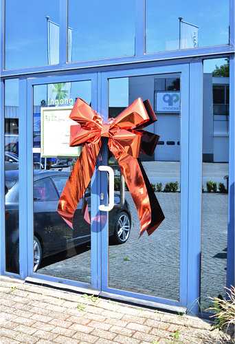 Magnum Strik Deur Livorno Metallic Oranje Strik 70x50+60cm