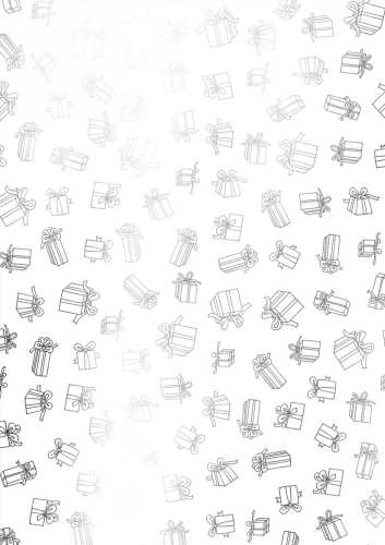 Sintpapier Metaalpapier Pakjes Wit 30cm x 125meter OP IS OP