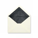 Luxe Enveloppen Dinant Creme & Zwart 16.2x22.9cm 100stuks