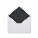 Luxe Enveloppen Dinant Wit & Zwart 16.2x22.9cm 100stuks