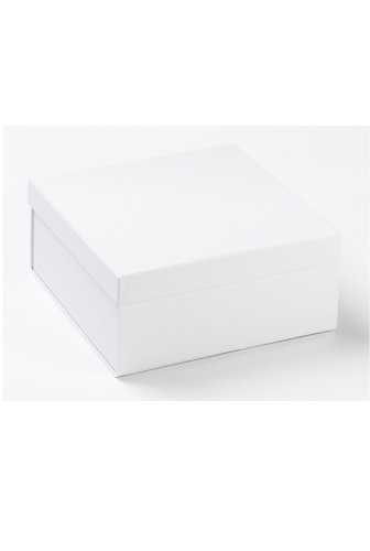 Luxueuze Geschenkdekseldoos Diamond Wit Mat 26x25.5x11.5cm 12stuks