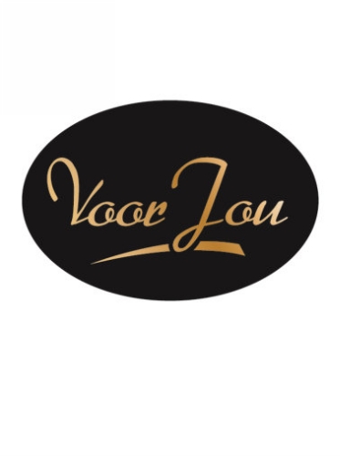 Etiketten Liefde Voor Jou Zwart 3.7x2.5cm 500stuks