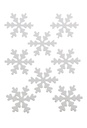 Kado Sticker Sneeuw Felt 3.5cm 8stuks OP IS OP