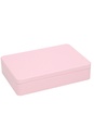 Blikken Uni Pastel Roze Rechthoekig 18.5x12.5x4cm 12stuks