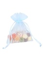 Organza zakjes Baby Blauw Klein 9x12.5cm 10stuks