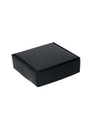 Luxe Verzenddoos Rolo Zwart Blinkend 16x16x5.8cm 25stuks