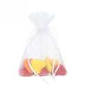 Organza zakjes Wit Medium 12x17cm 10stuks