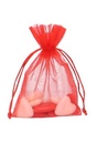Organza zakjes Rood Medium 12x17cm 10stuks
