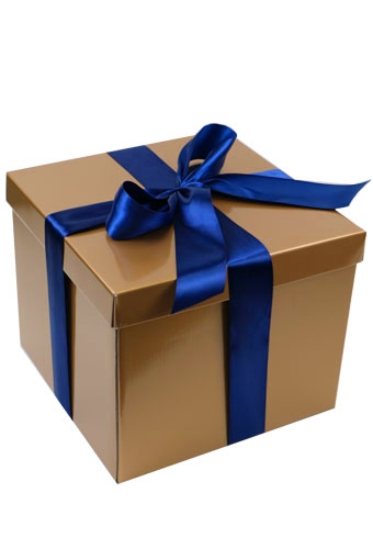 Luxe Geschenkdoos Torino Goud Glossy FSC® 40x40x35cm 20stuks