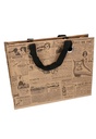 Draagtas Papieren Krant Kraft 36x12x28cmcm 50stuks