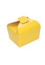 Bonbondoosjes Geel 250gram Met Vlindersluiting 9.5x7.5x6cm 24stuks