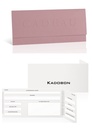 Kadobon & Envelop Impression Cadeau Soft Lilica 21.5x10.5cm 10stuks