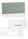 Kadobon & Envelop Impression Cadeau Petrol 21.5x10.5cm 10stuks