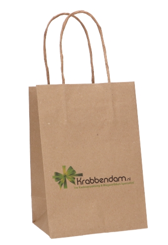 Papieren Tassen Kraft Digitaal Bedrukt & Handvat  A5 19x8x21cm 50stuks
