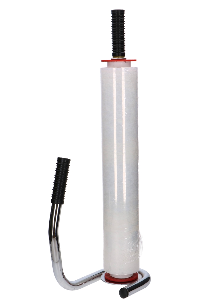 Hand Wikkelfolie Dispenser Chroom gelagerd