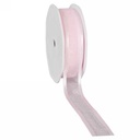 Luxe Organza Lint Met Satijnen Rand Licht Roze 25mm x 25meter
