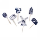 Jens Living Cocktailprikkers Dutch Delight 9.5x5x0.2cm 1stuks