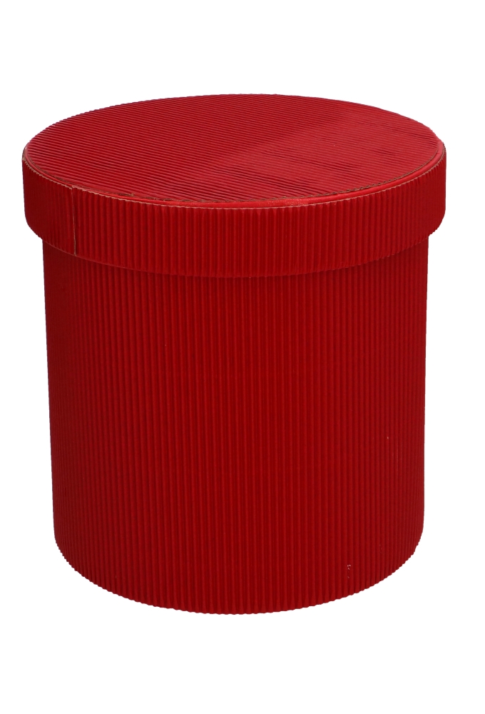 Geschenkdozen The Prestige Rib Box Red 21x21cm 1stuks