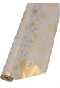 Cadeaufolie Dubbelzijdig Golden Stars 70cm x 25meter