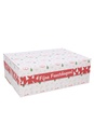 Kerstpakketdozen Fijne Feestdagen Wit 39x29x13cm 15stuks