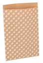 Kadozakjes Kraft Wit Hartjes 17x25cm 200stuks Geschenkverpakking