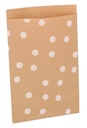 Kadozakjes Gerecycled Nature & White Dots 17x25cm 200stuks