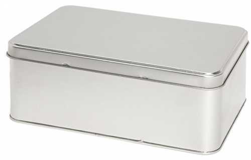 [1150162] Blikken Blanco Rechthoekig 17.8x12.6x7.5cm 12stuks