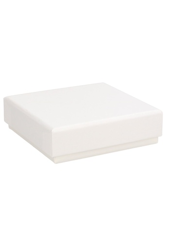 [K1360672] Geschenkdoosjes Monte Carlo Wit 7.8x7.8x2.2cm 25stuks