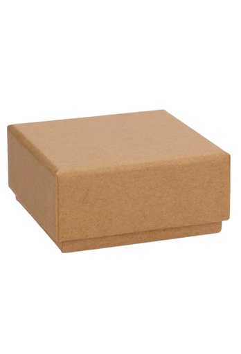 [K1360676] Geschenkdoosjes Monte Carlo Kraft 6x6x2.9cm 25stuks
