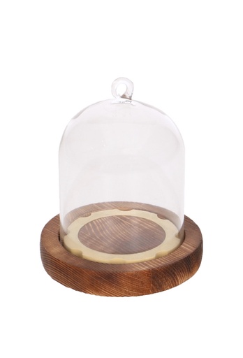 [K1590048] Glazen Stolp Medium 9x8.5cm 1stuk