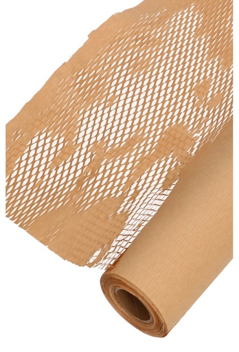 [K1140072] Kraft Stretch Papier Net Naturel 50cm x 25meter
