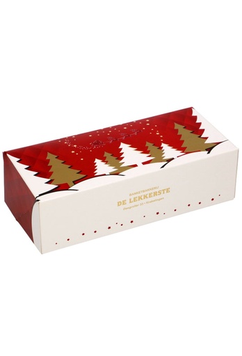 [1220129] Kerstdoos Stoldoos Kerstman & Rendier39.1x18.4x9.2cm 100stuks OP IS OP