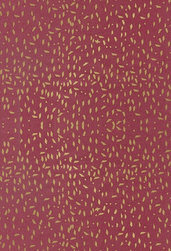 [180163-50] Kerst Kraftpapier Bruin recycled terrazzo bugundy goud 50cm x 200meter