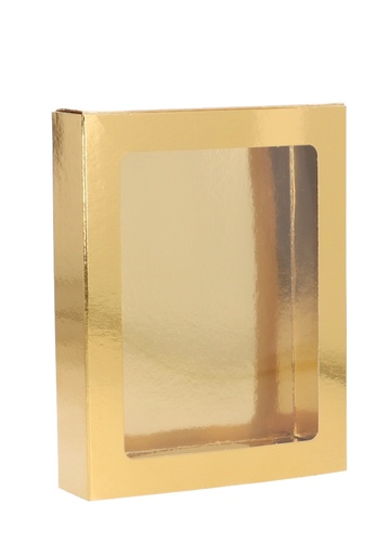 [K1360024] Chocoladeletterdozen Goud 15x11x3.1cm 50stuks